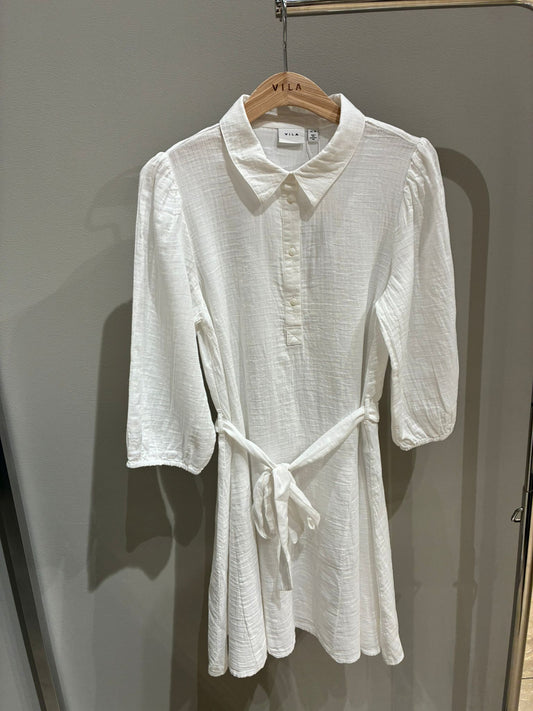 VILANIA Short Dress - Snow White