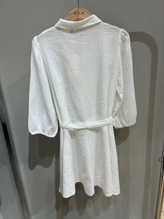 VILANIA Short Dress - Snow White